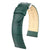 Duke Alligator Embossed Leather Watch Strap QR, Long, 20mm Wide - Green - 01028040-2-20-SB