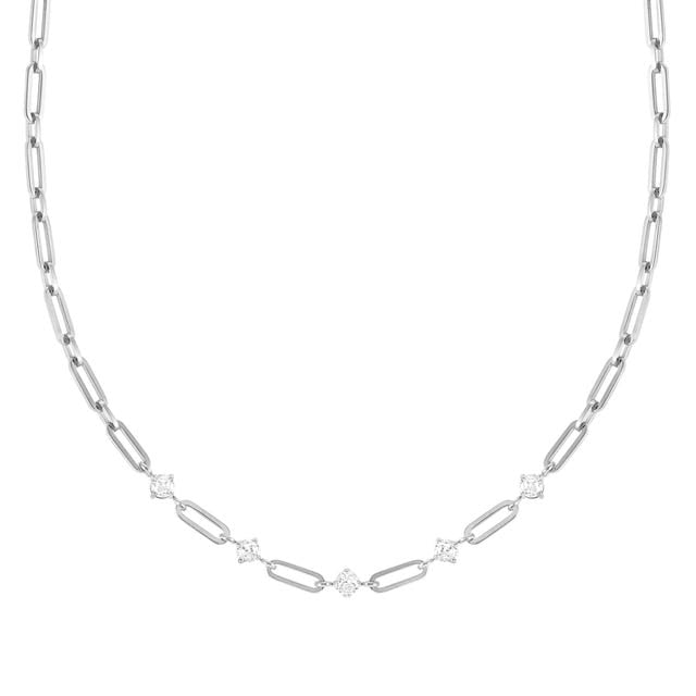 Chains Of Style Necklace - Silver - 029401/001