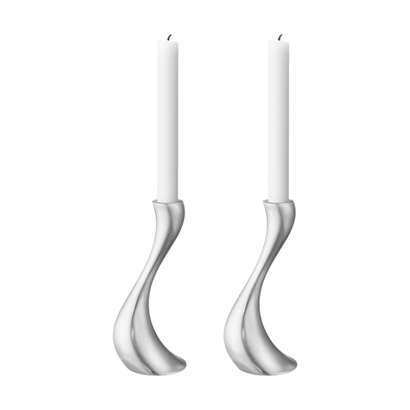 Cobra Set of 2 Matte Candleholders, Medium - 10016519