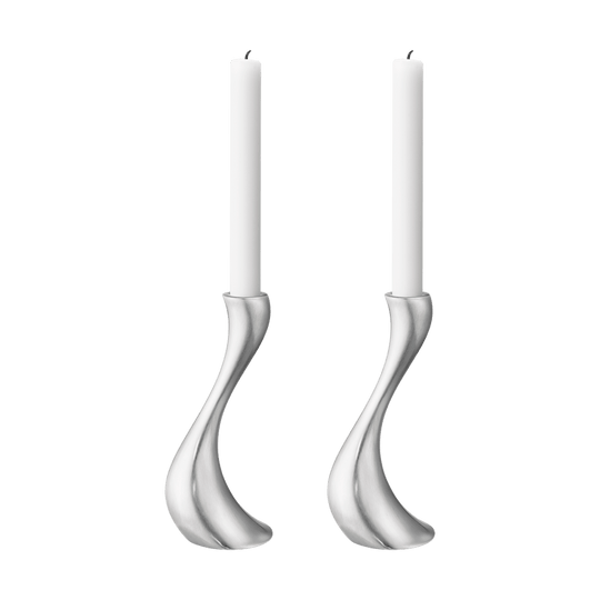 Cobra Set of 2 Matte Candleholders, Medium - 10016519