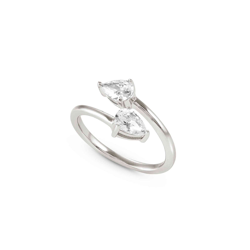 Colour Wave Adjustable Ring - Silver - 149810