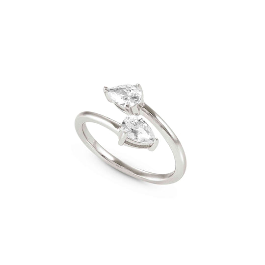 Colour Wave Adjustable Ring - Silver - 149810