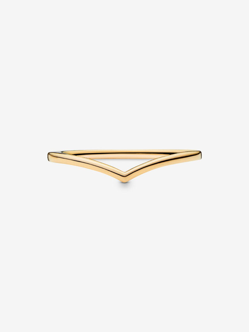 Wishbone Ring - 14ct Gold Plated - 168742C00