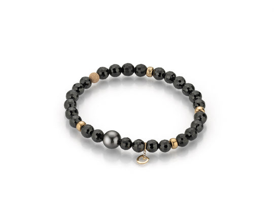 Tahitian Cultured Pearl Bracelet - 18ct Rose Gold - 2-81583-01