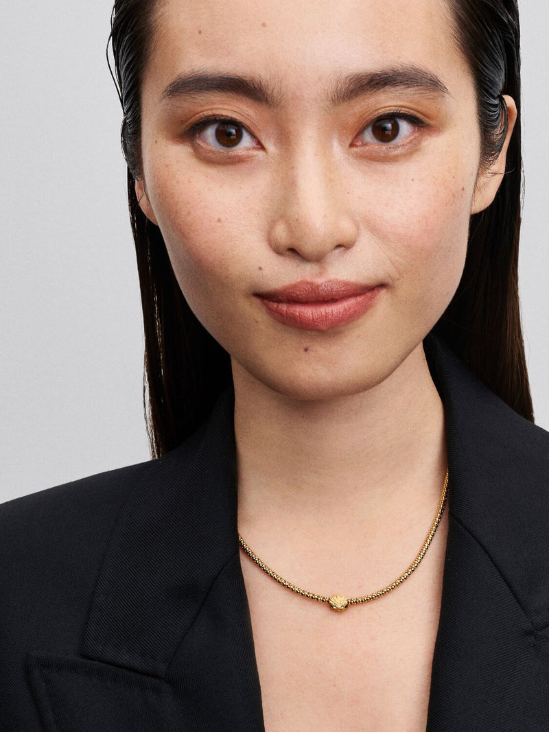 Textured Shell Mini Charm - 14ct Gold Plated - 764057C00