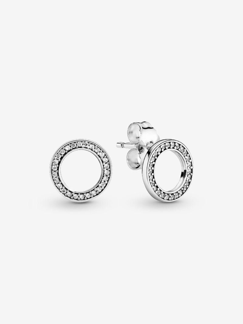 Forever Pandora Stud Earrings - Sterling Silver - 290585CZ
