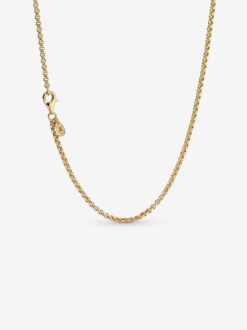 Rolo Chain Necklace - 14ct Gold Plated - 369260C00-60