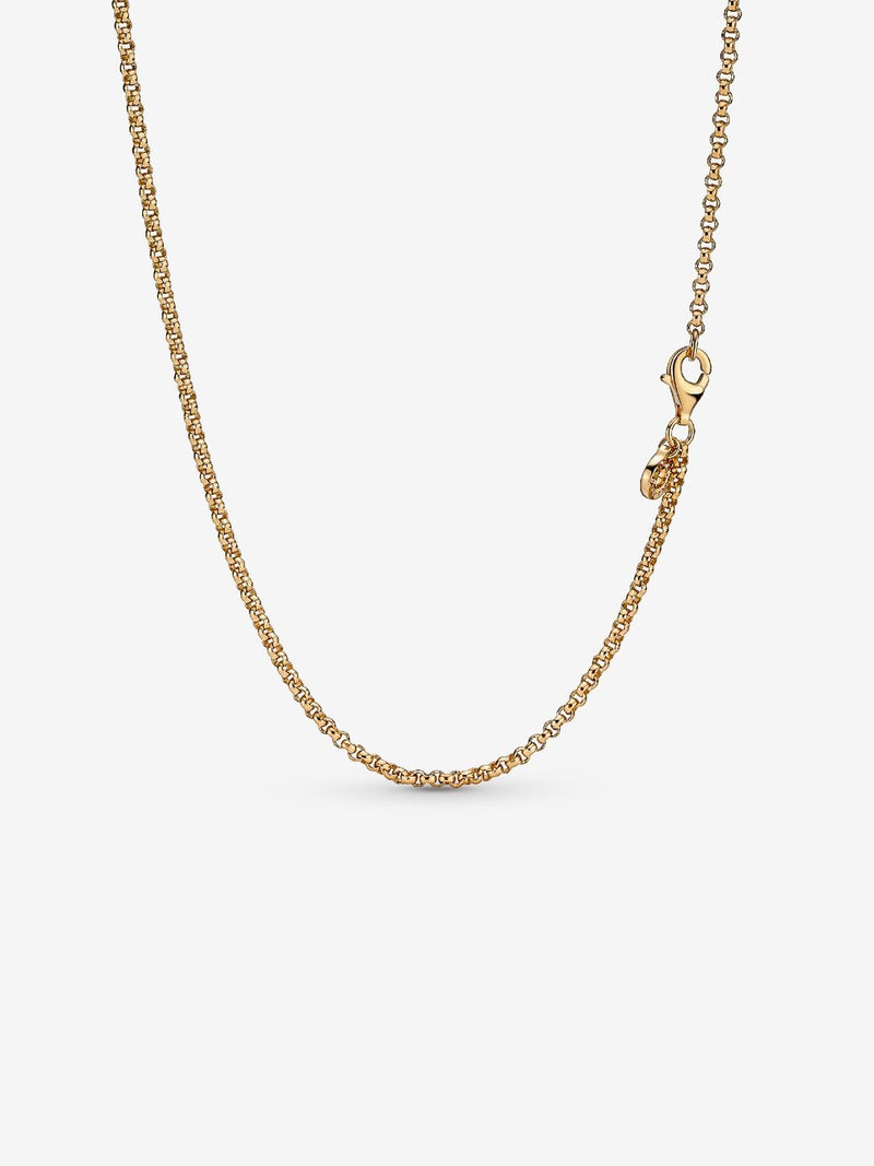 Rolo Chain Necklace - 14ct Gold Plated - 369260C00-60
