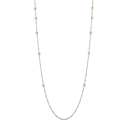 Akoya Pearl Chain Necklace - 18ct Rose Gold - 5-23021-01