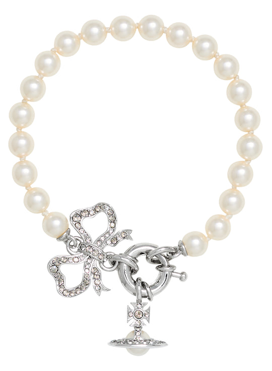 Rigoberta Pearl Bracelet - Silver - 61030091-02P699-W1