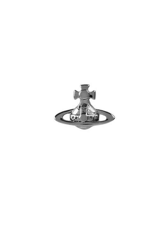 Man Single Lorelei Stud Earring - Gunmetal - 62010045-02S001-IM