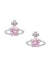 Reina Earrings - Silver/Pink - 62010070-02P347-SM