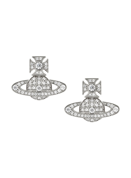 Carmela Bas Relief Earrings - Silver - 6201033A-02P102-SM