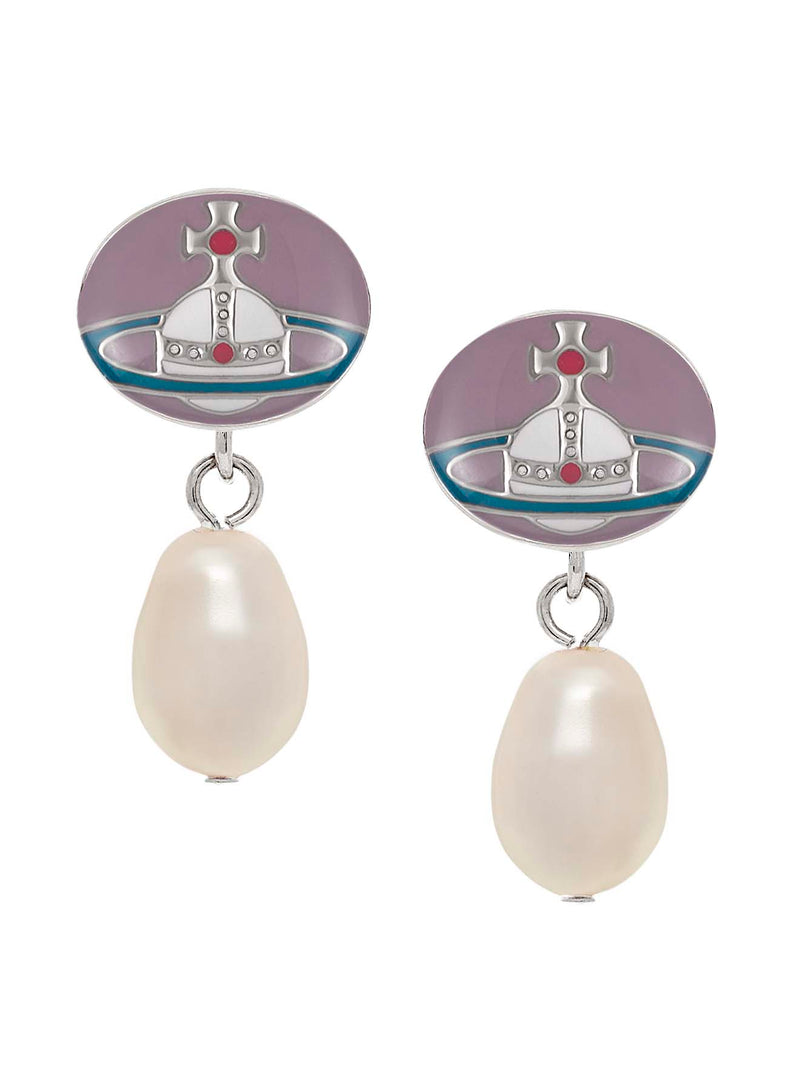 Loelia Earrings - Silver/Light Purple - 62020143-02P505