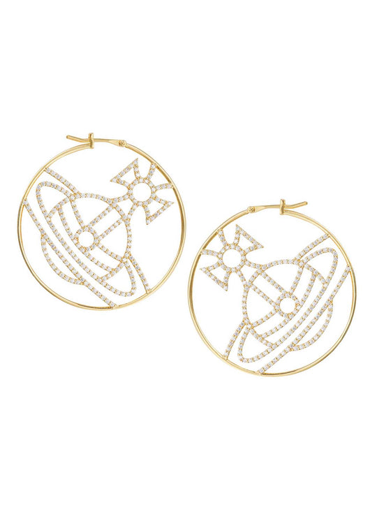 Eloisa Hoop Earrings - Gold - 6203008R-02R102