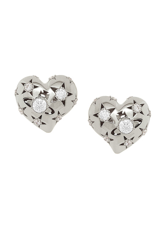 Lee Clip Earrings - Silver - 62030097-02P102