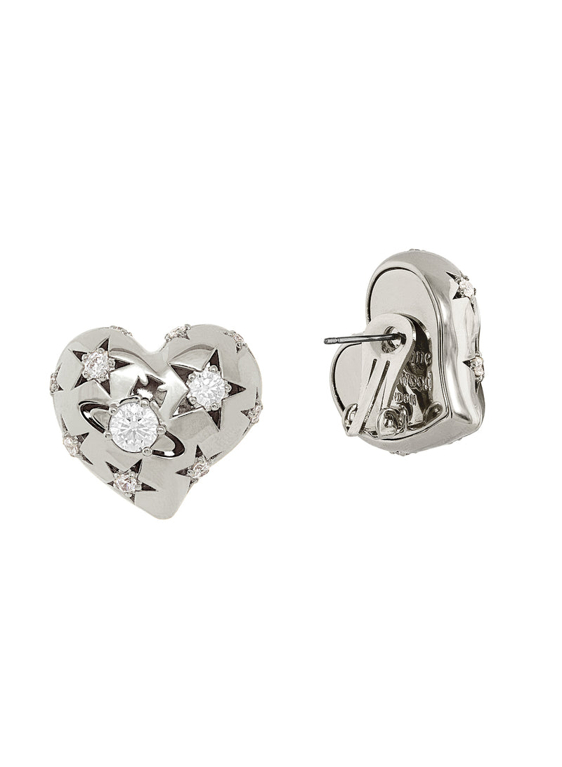 Lee Clip Earrings - Silver - 62030097-02P102