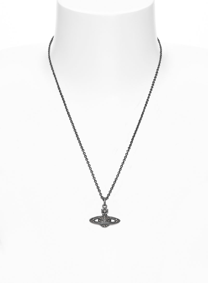 Mini Bas Relief Pendant - Gunmetal - 63020086- 02S108-CN
