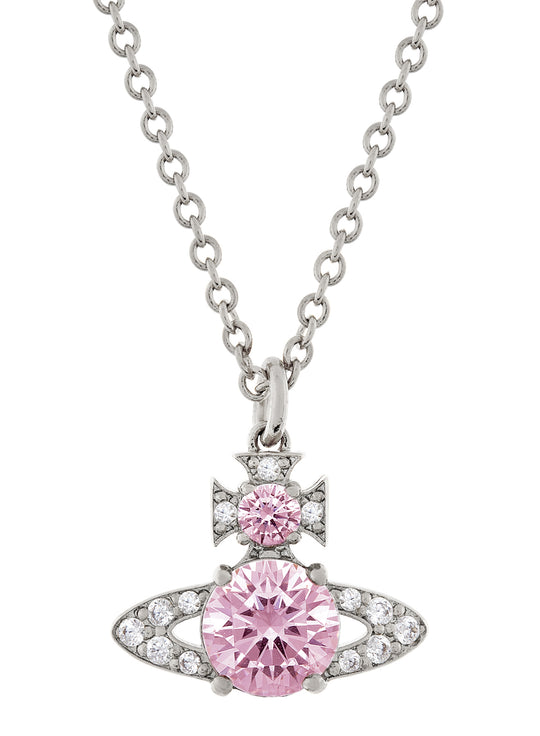Ismene Pendant - Silver/Pink - 630203D7-02P271-SM