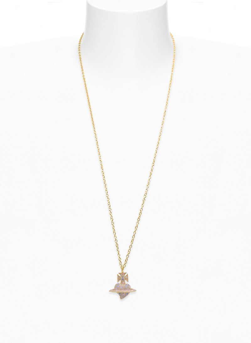 Agnatha Pendant - Gold/Milky Pink - 630203FZ-02R784