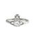 Reina Petite Ring, Medium - Silver - 64040006-01P102-SM-M