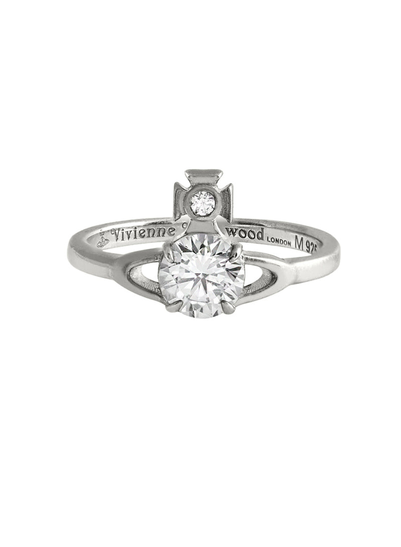 Reina Petite Ring, Medium - Silver - 64040006-01P102-SM-M