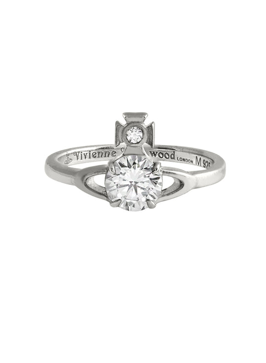 Reina Petite Ring, Large - Silver - 64040006-01P102-SM-L