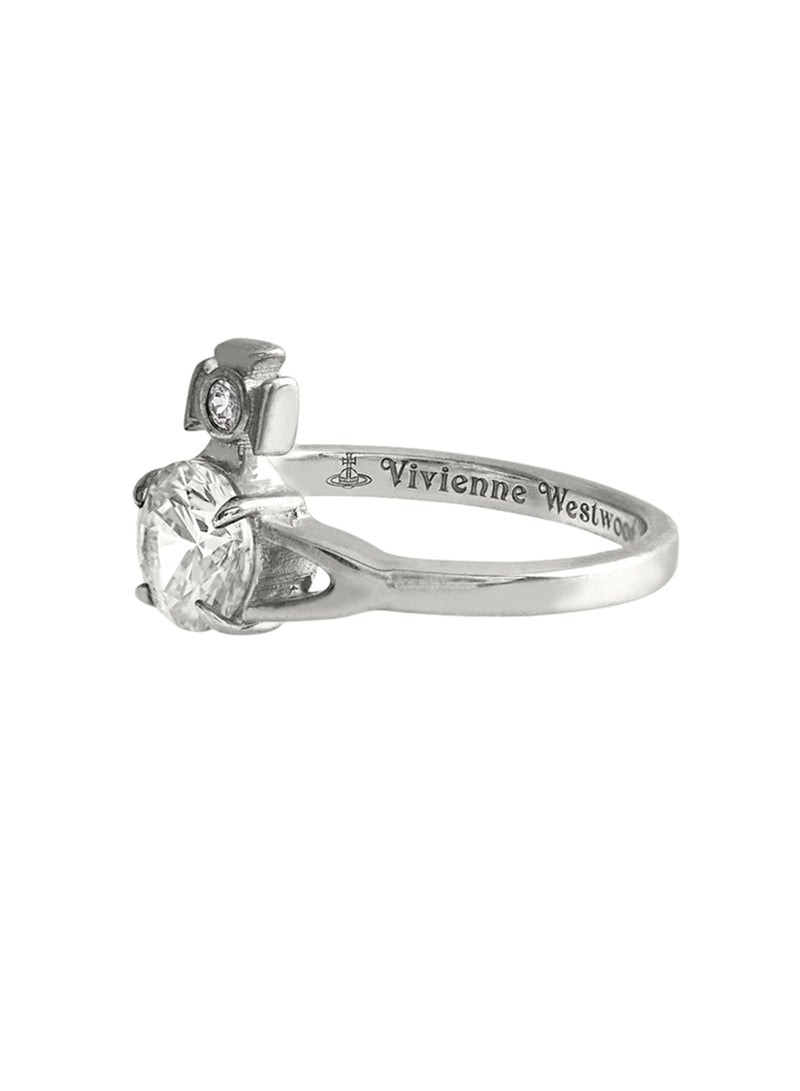 Reina Petite Ring, Medium - Silver - 64040006-01P102-SM-M
