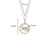 Milano Zodiac Aries Pendant - Gold/Silver - 6826AR