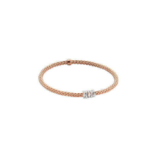 Prima Flex'It Diamond Bracelet, Medium - 18ct Rose Gold - 74808BX_BB_R_XBX_00M
