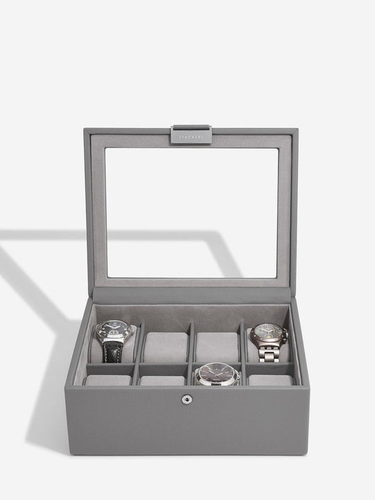 8 Piece Watch Box - Slate Grey - 76067