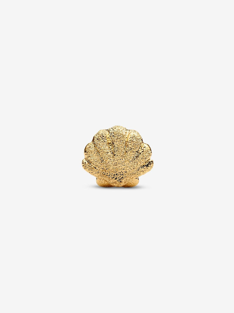 Textured Shell Mini Charm - 14ct Gold Plated - 764057C00
