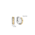 Milano CZ Pavé Hoop Earrings - Gold - 7786ZY
