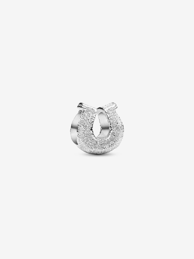 Textured Horseshoe Mini Charm - Sterling Silver - 794056C00