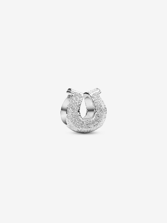 Textured Horseshoe Mini Charm - Sterling Silver - 794056C00