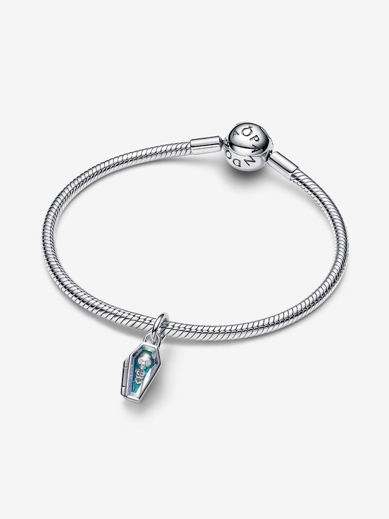 Openable Glow in the Dark Coffin Dangle Charm - Sterling Silver - 794058C01