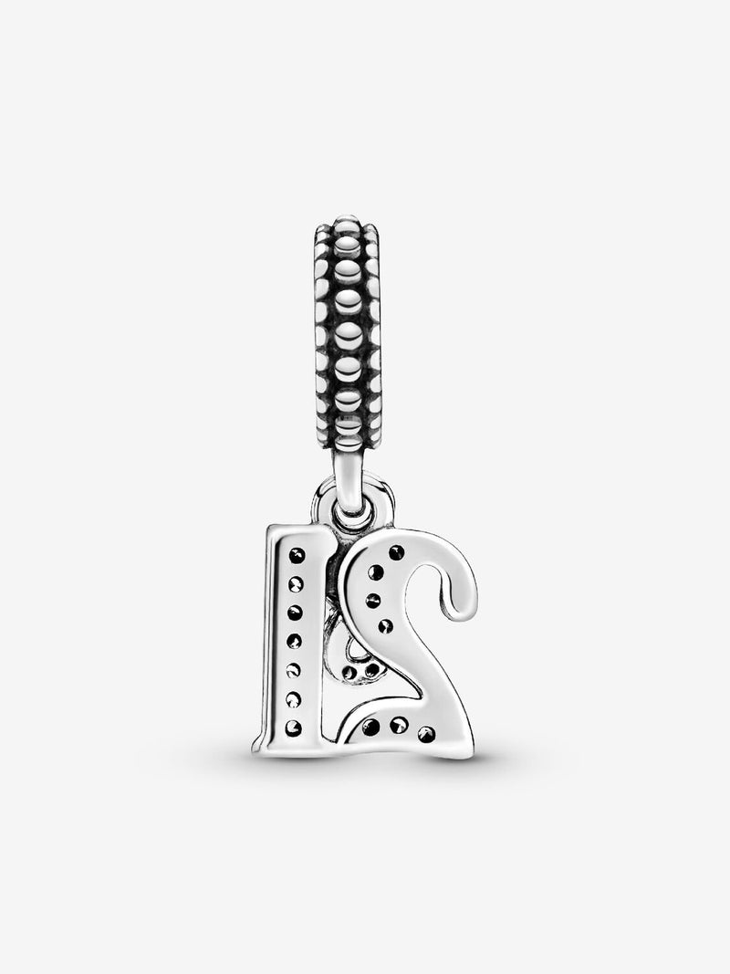 21st Celebration Dangle Charm - Sterling Silver - 797263CZ