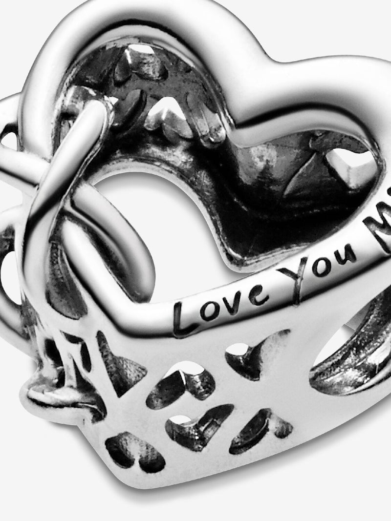 Love You Mum Infinity Heart Charm - Sterling Silver - 798825C00
