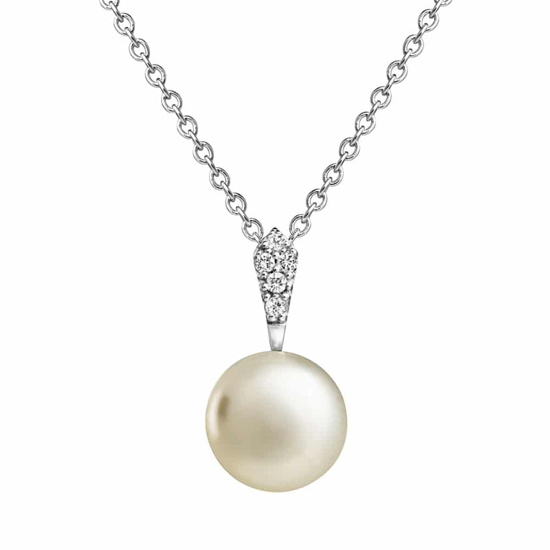 Amberley Pearl Drop Pendant - Silver - 1703603