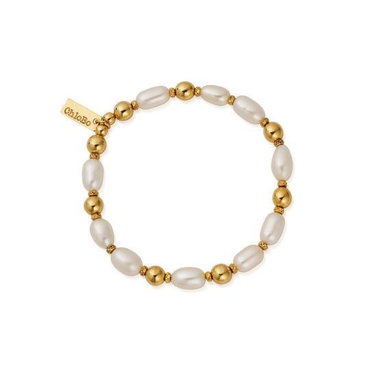 Ocean Pearl Bracelet - Gold - GBLPFR