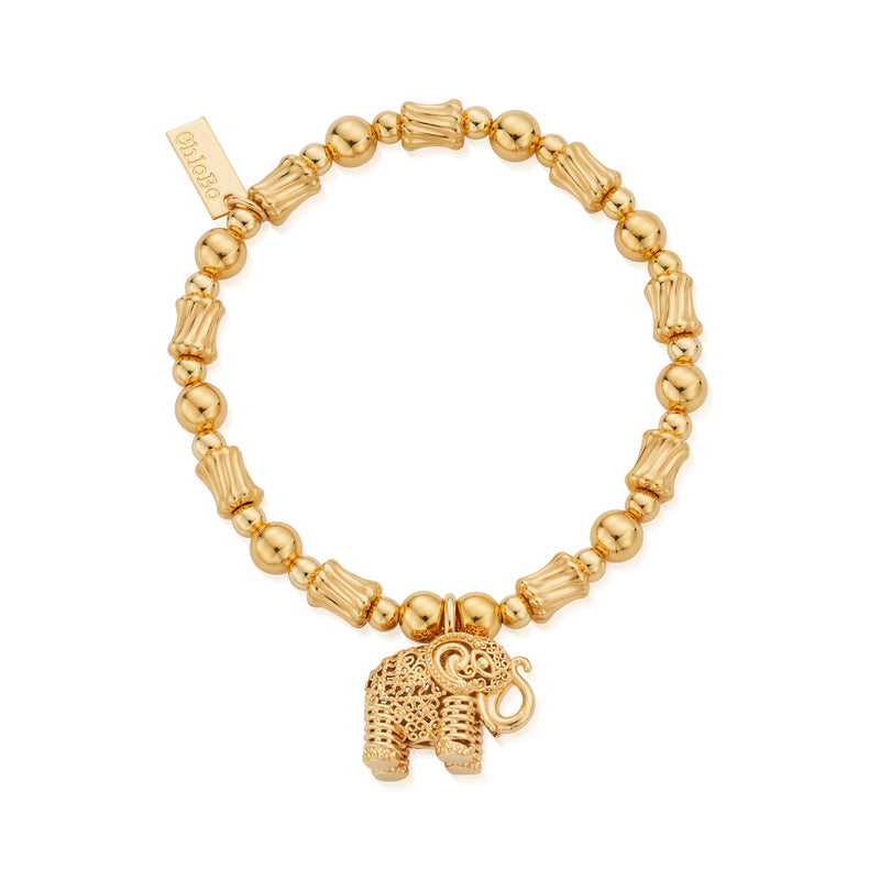 Sacred Elephant Bracelet - Gold - GBTC3525