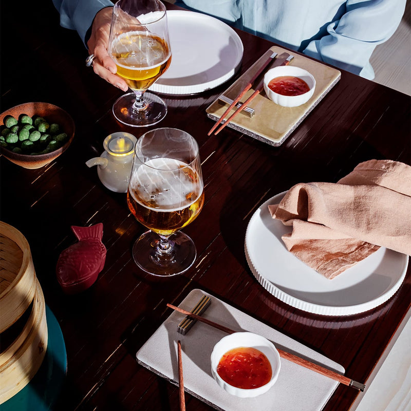 Bernadotte Stemmed Beer Glasses x 6 - 10019917