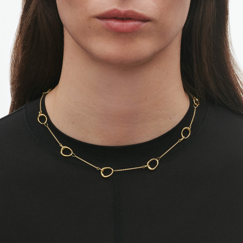 Offspring Necklace, Medium Loops - 18ct Yellow Gold - 20001800