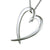 Hooked Heart Pendant - Silver - SA019.SSNANOS