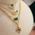 Lola Emerald Cut Necklace - Gold - AS22TRN05