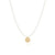 Pearl Circle Pendant Necklace - Gold - NK10534-GPL