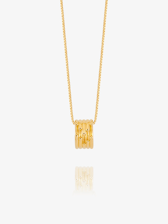 Lifestream Ring Necklace - Gold - PMN12GP