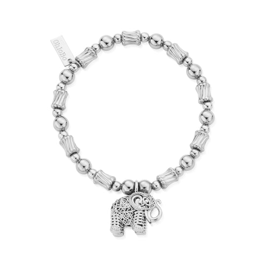 Sacred Elephant Bracelet - Silver - SBTC3524