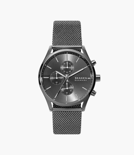 Gents Holst Chronograph Steel Mesh Watch, 42mm - SKW6608