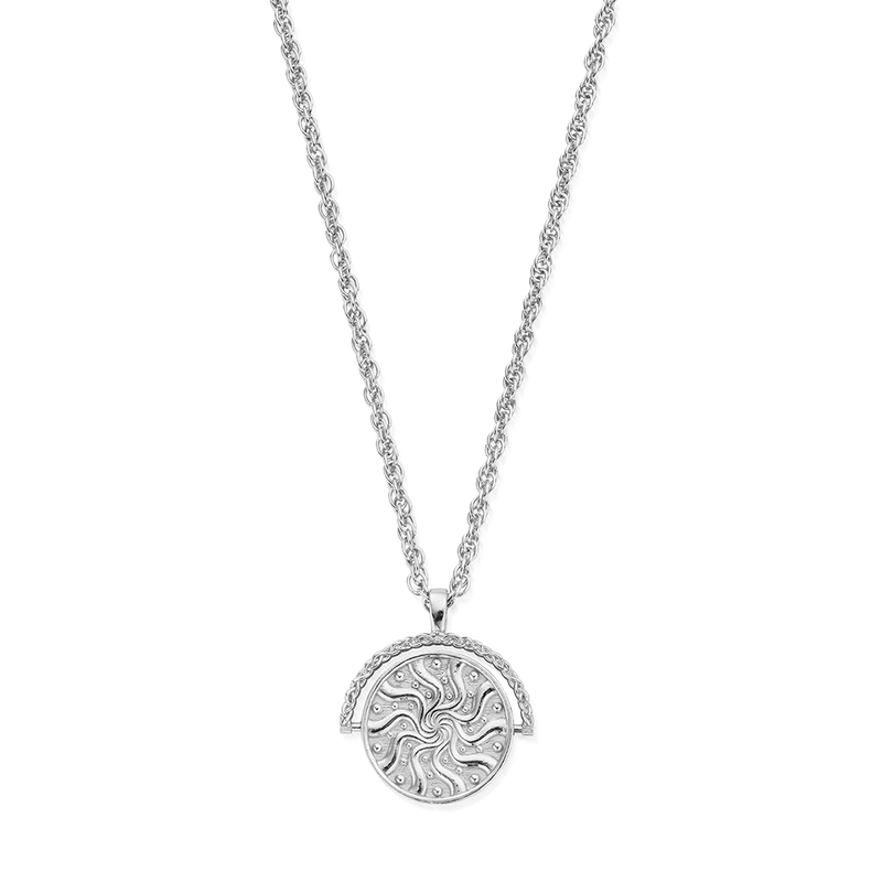 Renewal Spinner Necklace - Silver - SNCTR3538